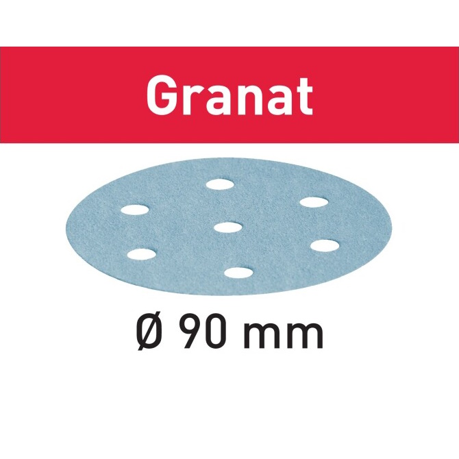 Festool Granat D90 P80 Sanding sheet  90 mm, grit 80, 10 pieces in a bag