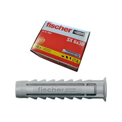 Fischer SX 5 x 25 Wall plugs SX,  5 mm, length 25 mm, 100 pieces