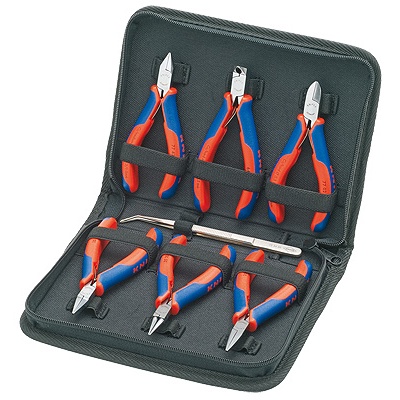 Knipex 00 20 16 Case with Electronics Pliers for working on electronic components