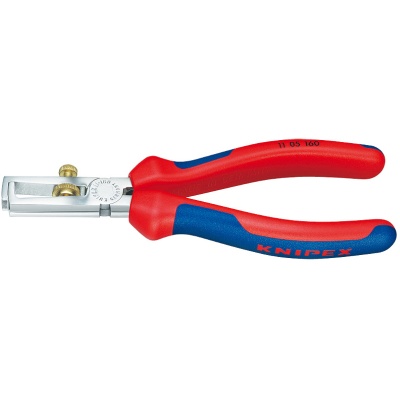 Knipex 11 05 160 Insulation Stripper with opening spring, 160 mm