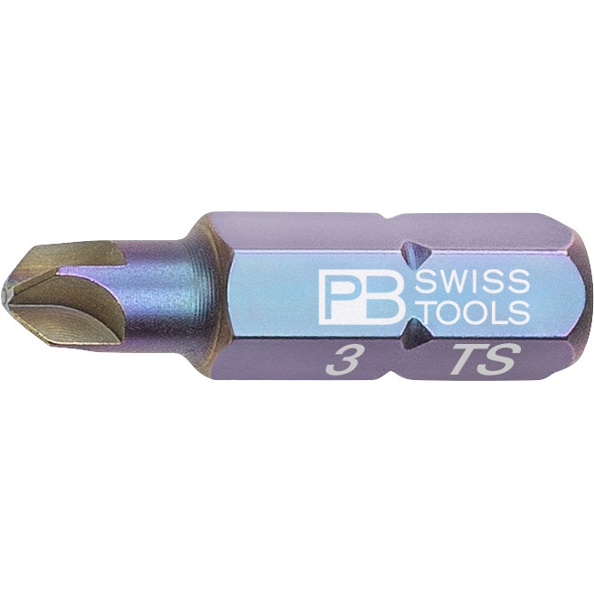 PB Swiss Tools C6.187/3 PrecisionBit Torq-Set, 25 mm lang, maat #3